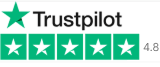 Trustpilot score 4.8 of 5